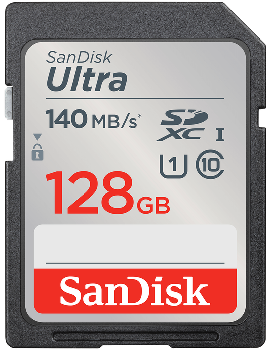 Paměťová karta SDXC SanDisk Ultra, 128GB, Třída 10 / UHS-1 U1 SDSDUNB-128G-GN6IN