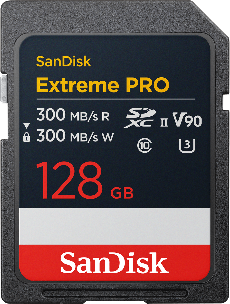 Paměťová karta SDXC SanDisk Extreme Pro, 128GB, Třída 10 / UHS-2 U3 SDSDXDM-128G-GN4IN