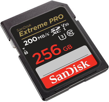 Paměťová karta SDXC SanDisk Extreme Pro, 256GB, Třída 10 / UHS-1 U3 SDSDXXD-256G-GN4IN