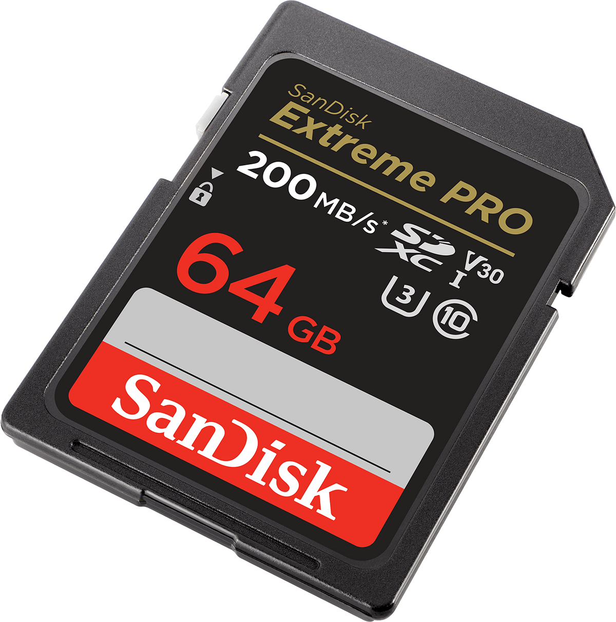 Paměťová karta SDXC SanDisk Extreme Pro, 64Gb, Třída 10 / UHS-1 U3 SDSDXXU-064G-GN4IN