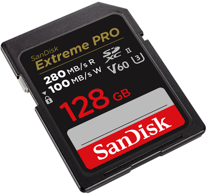 Paměťová karta SDXC SanDisk Extreme Pro, 128GB, Třída 10 / UHS-2 U3 SDSDXEP-128G-GN4IN