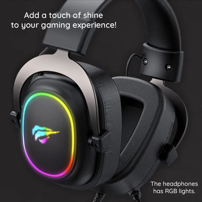 Sluchátka pro hraní HAVIT H2002P, 3.5mm, 2m, černá