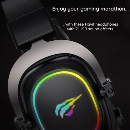 Sluchátka pro hraní HAVIT H2002P, 3.5mm, 2m, černá