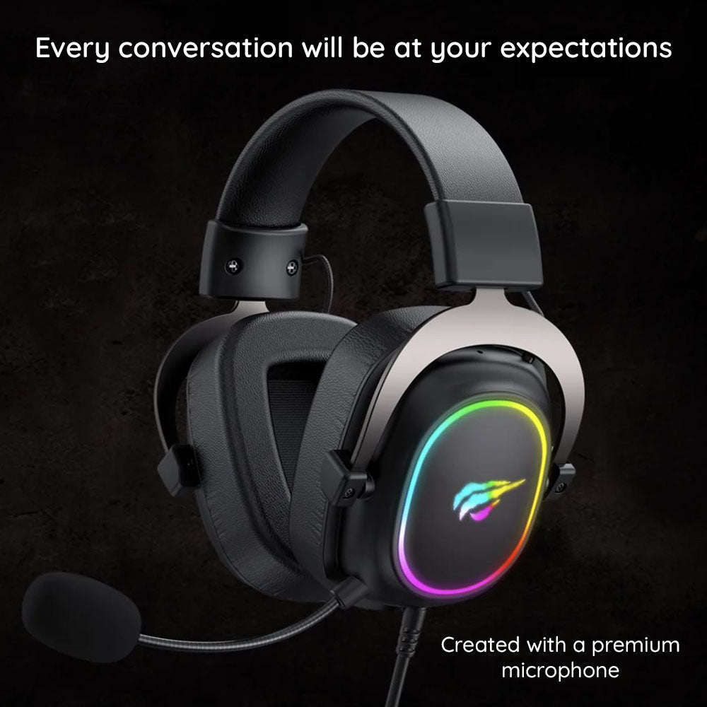 Sluchátka pro hraní HAVIT H2002P, 3.5mm, 2m, černá