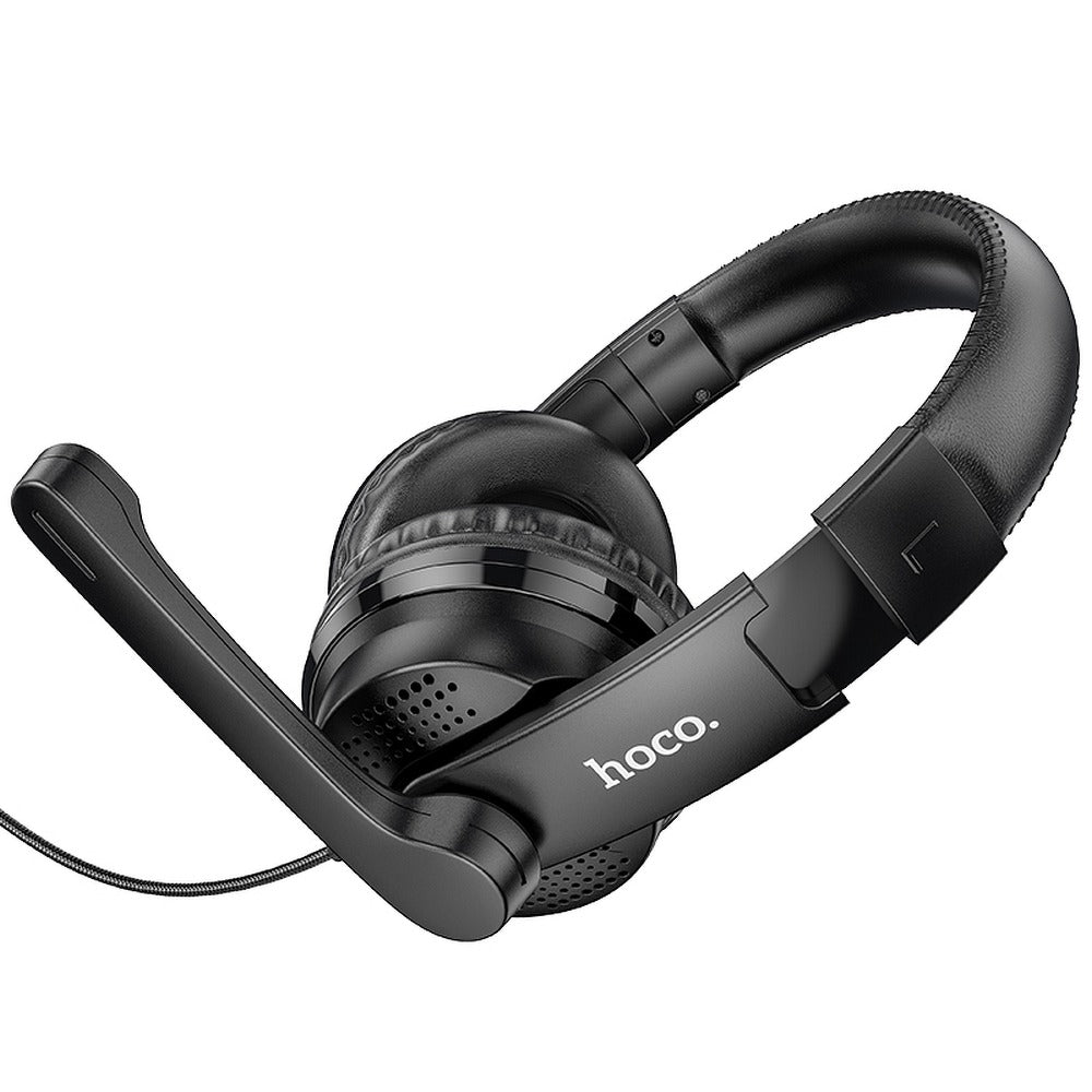 Gamingová sluchátka 3,5 mm HOCO W103, černá
