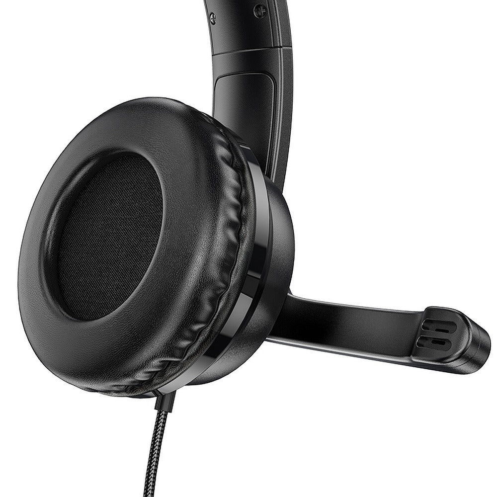 Gamingová sluchátka 3,5 mm HOCO W103, černá