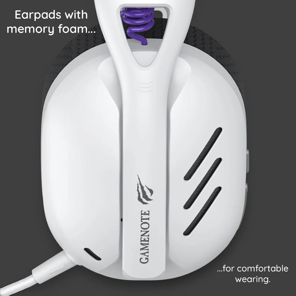 Bezdrátová herní sluchátka HAVIT Fuxi-H3, šedá