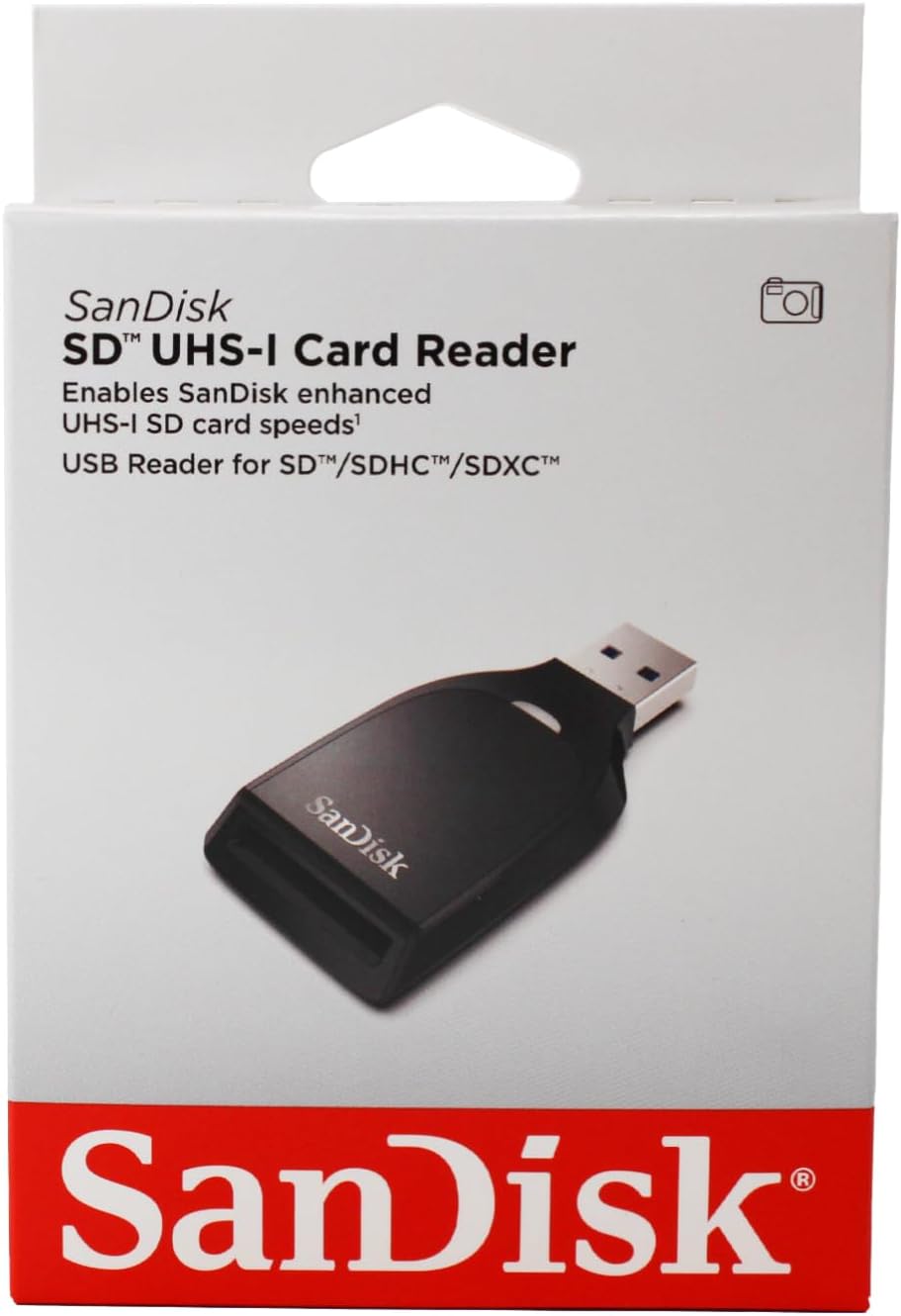 Čtečka karet USB 3.0 SanDisk, SD, Černá SDDR-C531-GNANN