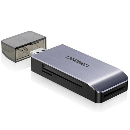 Čtečka karet USB 3.0 UGREEN CM180, SD - microSD - CF - MS, šedá