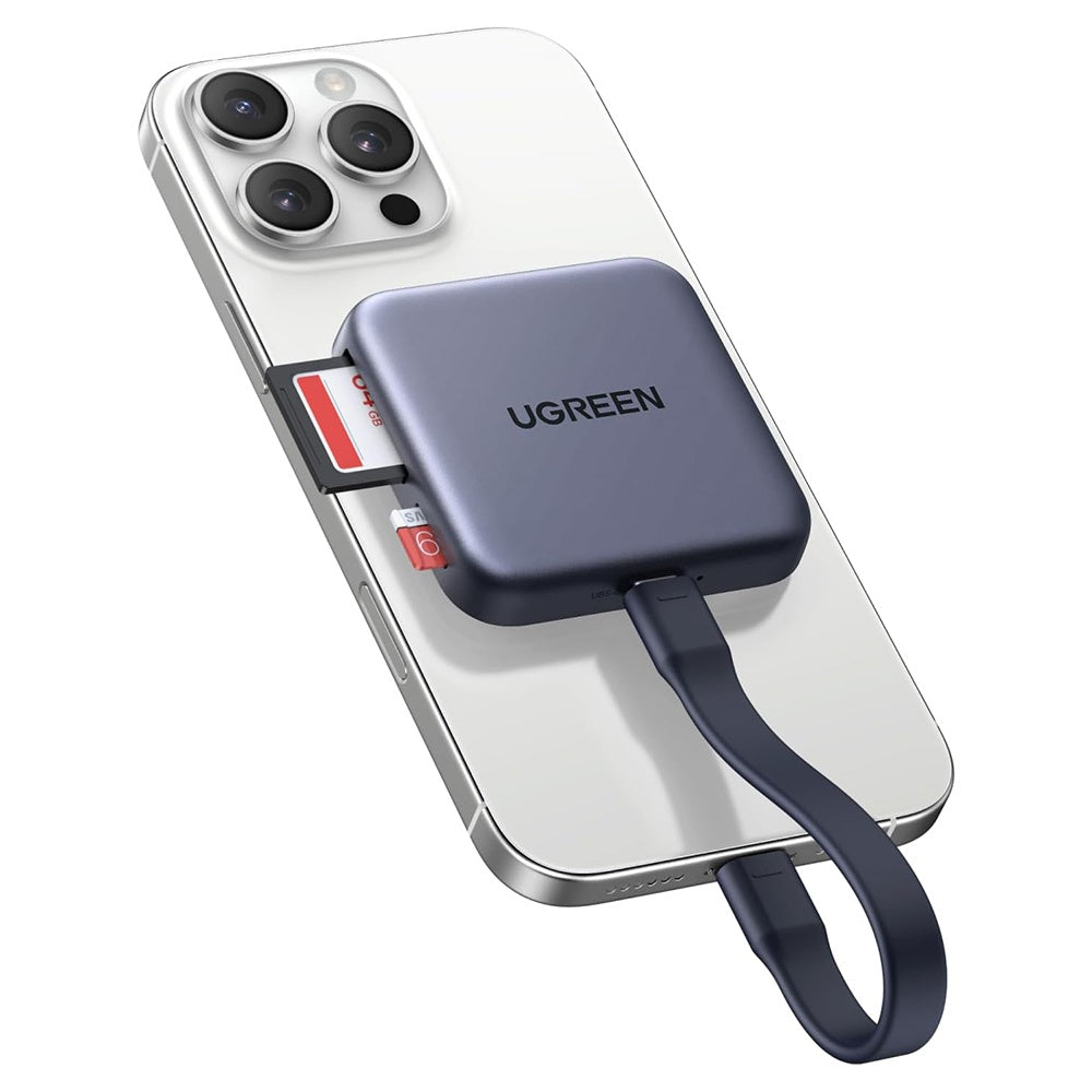 UGREEN CM898 USB-C Card Reader (65095), SD - microSD, Gray