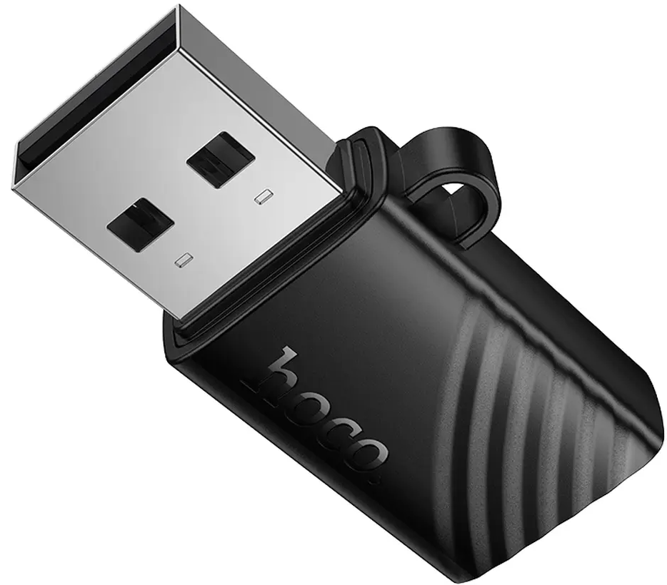 Čtečka karet USB HOCO HB53, microSD, černá