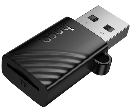 Čtečka karet USB HOCO HB53, microSD, černá