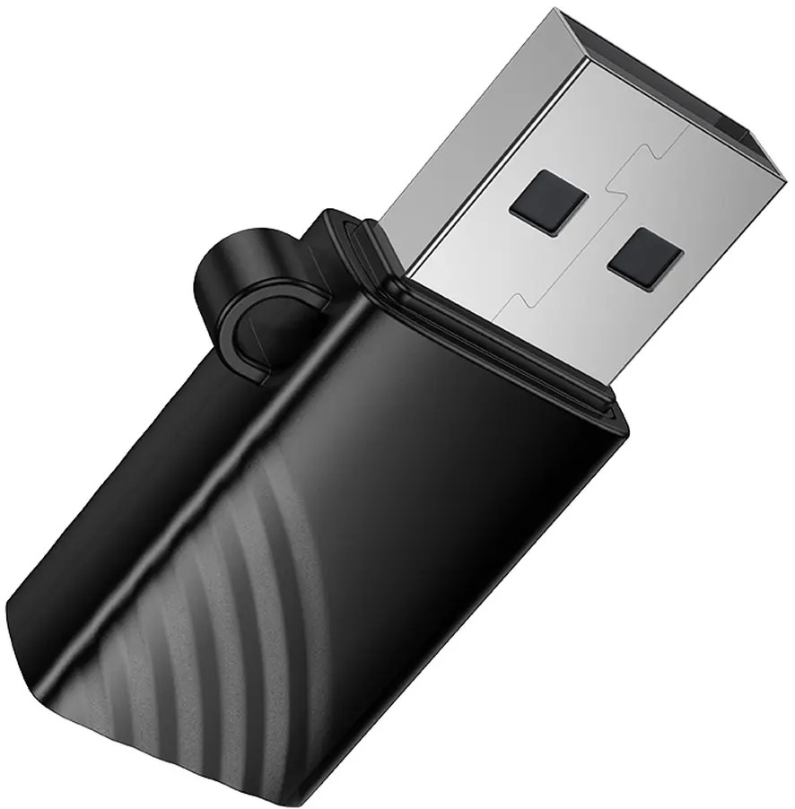 Čtečka karet USB HOCO HB53, microSD, černá