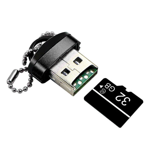 Čtečka karet USB OEM CR01, microSD, černá