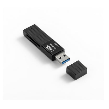Čtečka karet USB 3.0 XO Design DK05B, SD - microSD, černá