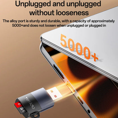 Čtečka karet USB Yesido GS36, microSD, černá