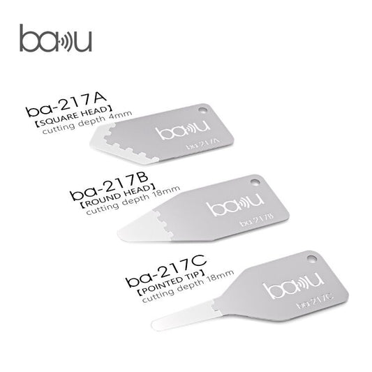Kovové sponky Baku BA-217, 3v1