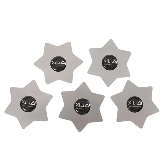 Kovové sponky Xili Hexagon, sada 5 kusů
