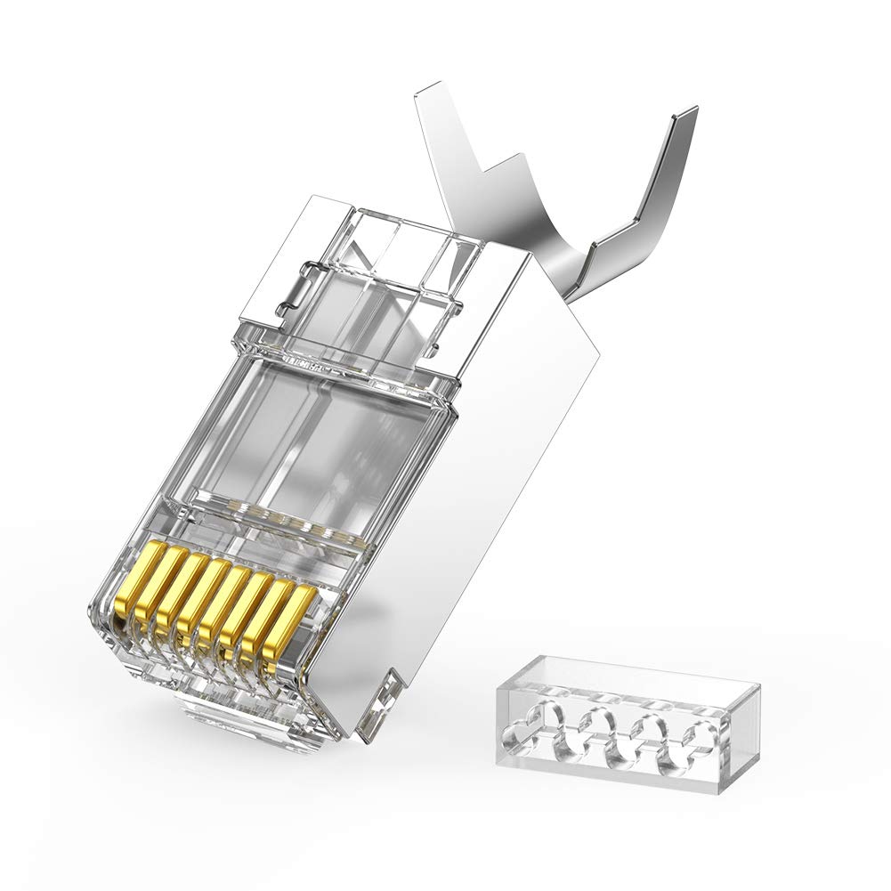 Síťový konektor UGREEN NW123, RJ45, Cat6A/7, sada 10 kusů