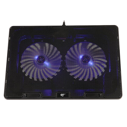 Chladič HAVIT F2083 pro Laptop 9inch - 17inch, Černý