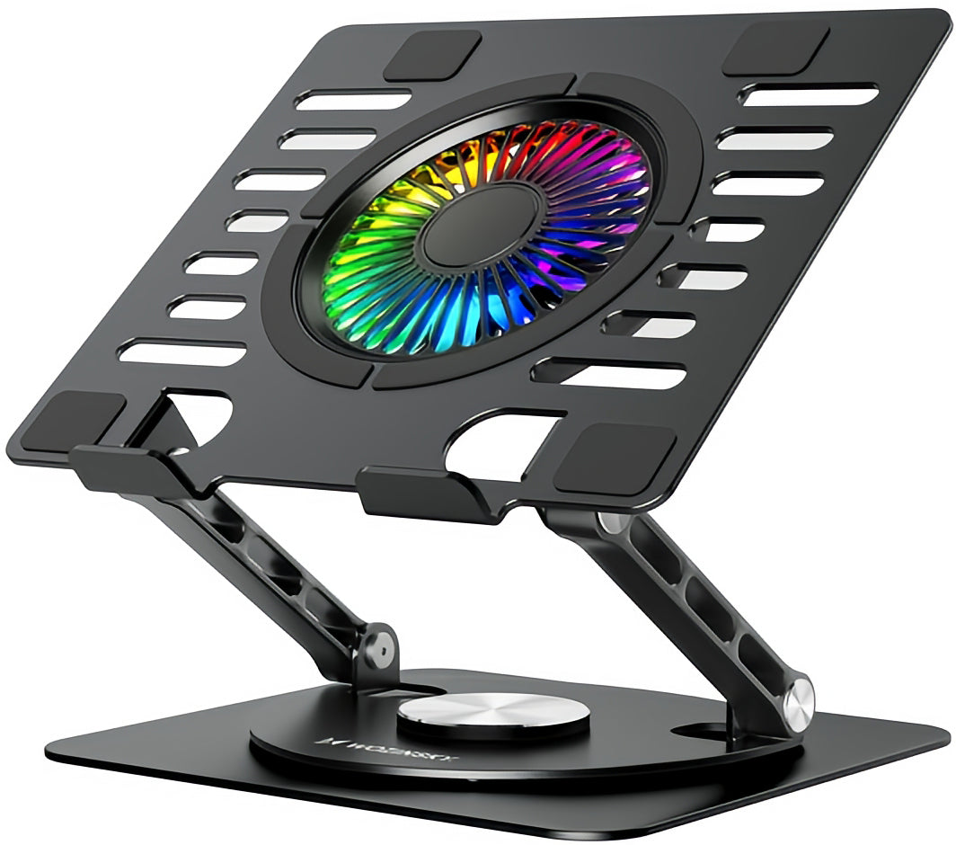 Chladicí podložka WZK CoolBase pro notebooky 10–16″, RGB, černá
