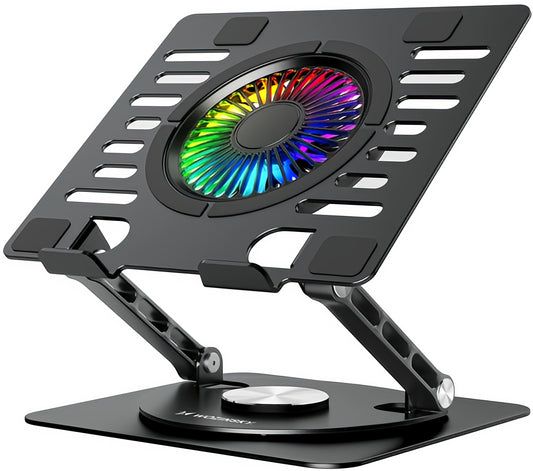 Chladič WZK WDCX-X16-AS pro notebook 10palcový - 16palcový, RGB, černý