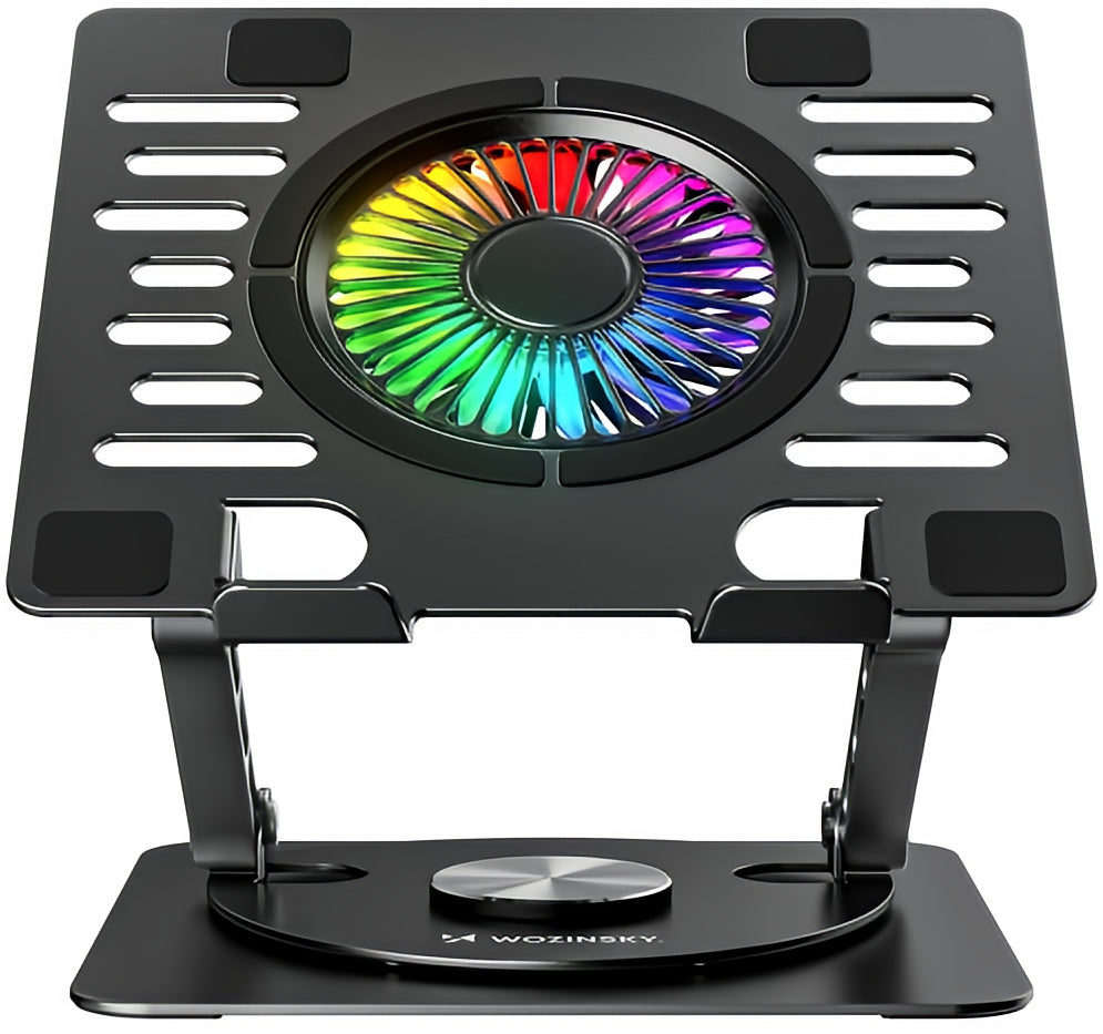 Chladicí podložka WZK CoolBase pro notebooky 10–16″, RGB, černá