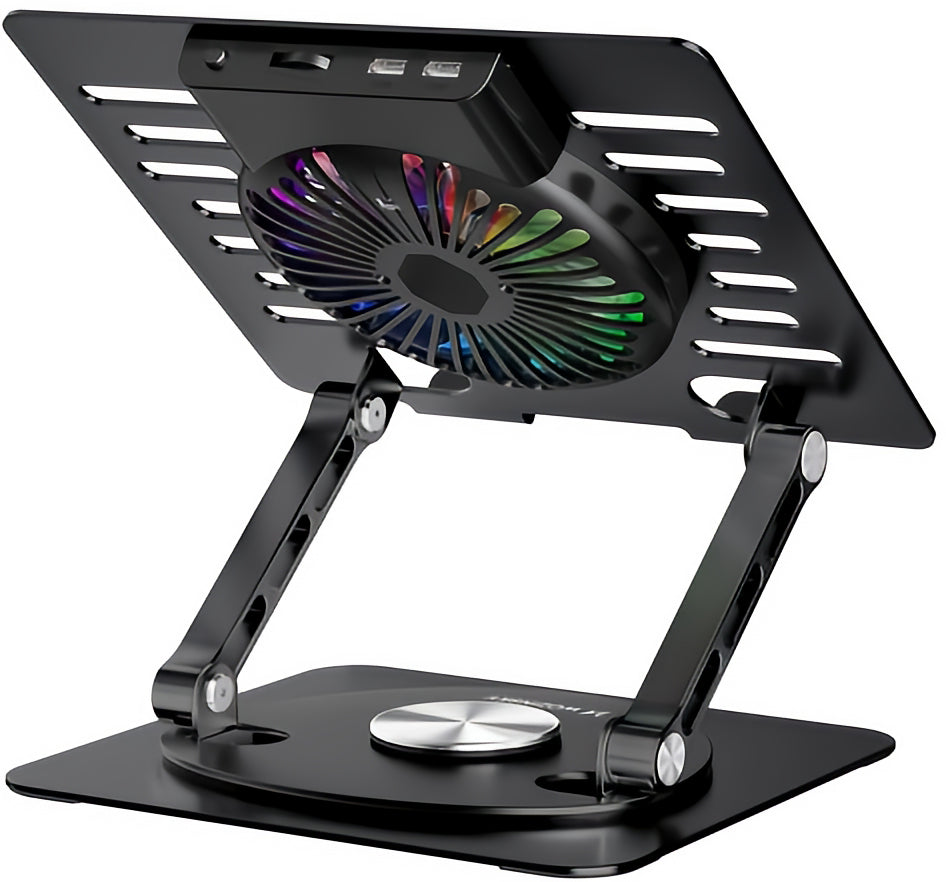 Chladicí podložka WZK CoolBase pro notebooky 10–16″, RGB, černá