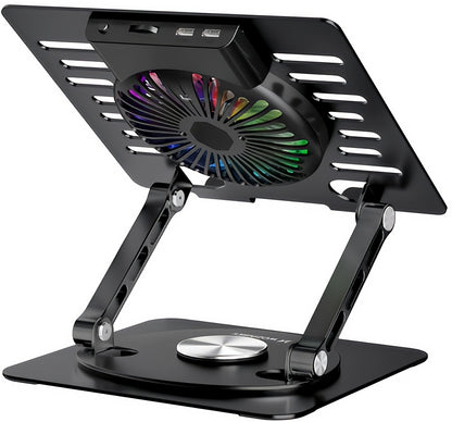 Chladicí podložka WZK CoolBase pro notebooky 10–16″, RGB, černá