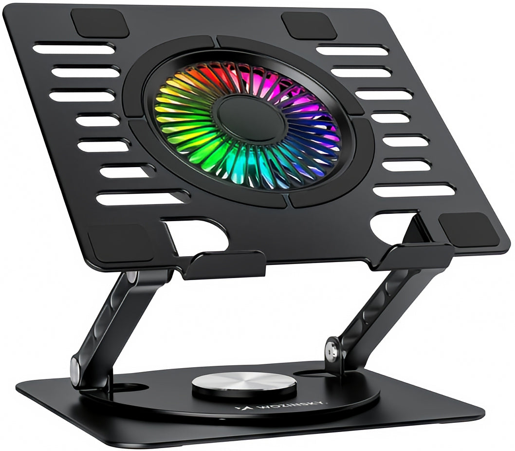 Chladicí podložka WZK CoolBase pro notebooky 10–16″, RGB, černá