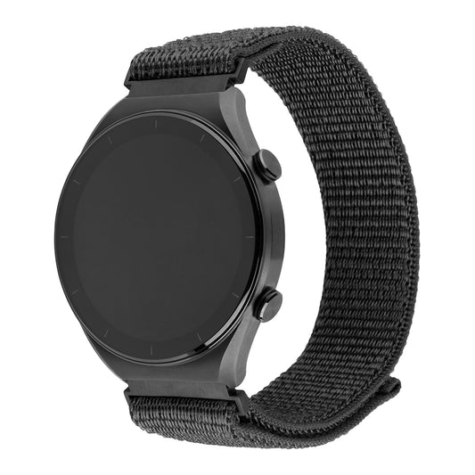 Fixed Nylon Sporty řemínek pro Huawei Watch / Xiaomi Watch Series, 22mm, Tmavě šedá