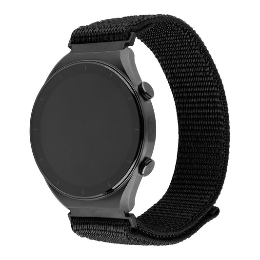 Fixed Nylon Sporty řemínek pro Huawei Watch / Xiaomi Watch Series, 22mm, Černý