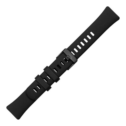 Fixed Silicone řemínek pro Huawei Band 10 / 9 / 8, Černý