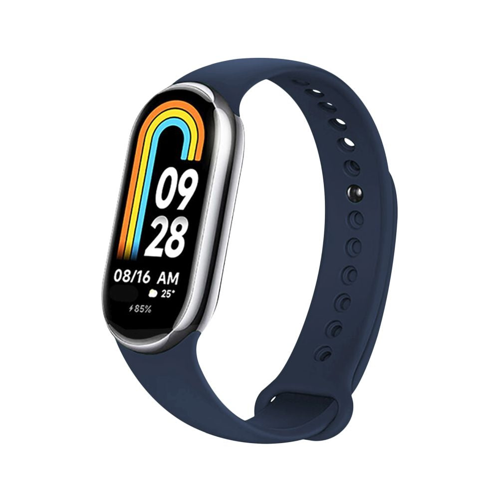 Fixed Silicone řemínek pro Xiaomi Smart Band 9 / 8, Modrý