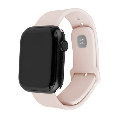 Fixed Silicone Sporty řemínek pro Apple Watch 42mm / 41mm / 40mm / 38mm Series, Růžový
