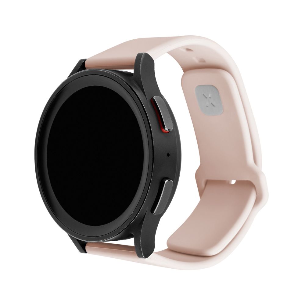 Fixed Silicone Sporty řemínek pro Huawei Watch / Xiaomi Watch Series, 22mm, Růžový