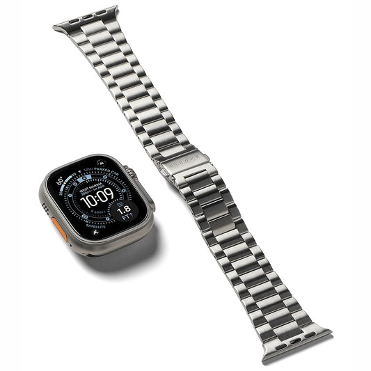 Řemínek Ringke Metal One Air pro Apple Watch 49mm / 46mm / 45mm / 44mm Series, Stříbrný