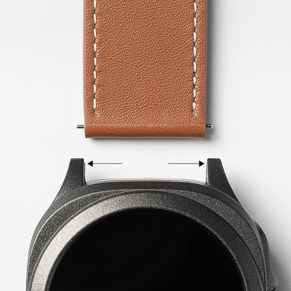 Řemínek Ringke One Basic Bold pro Fossil Watch / Mobvoi Watch / Suunto Watch Series, 24mm, Černý.