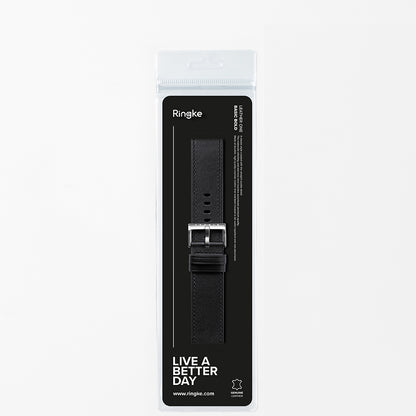 Řemínek Ringke One Basic Bold pro Fossil Watch / Mobvoi Watch / Suunto Watch Series, 24mm, Černý.