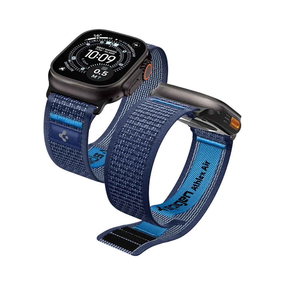 Popruh Spigen Athlex Air 2 pro Apple Watch 49mm / 46mm / 45mm / 44mm Series, Námořnická modř AMP10608