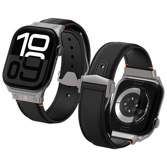 Řemínek Spigen Classic Fit pro Apple Watch 49mm / 46mm / 45mm / 44mm / 42mm Series, černý AMP09304