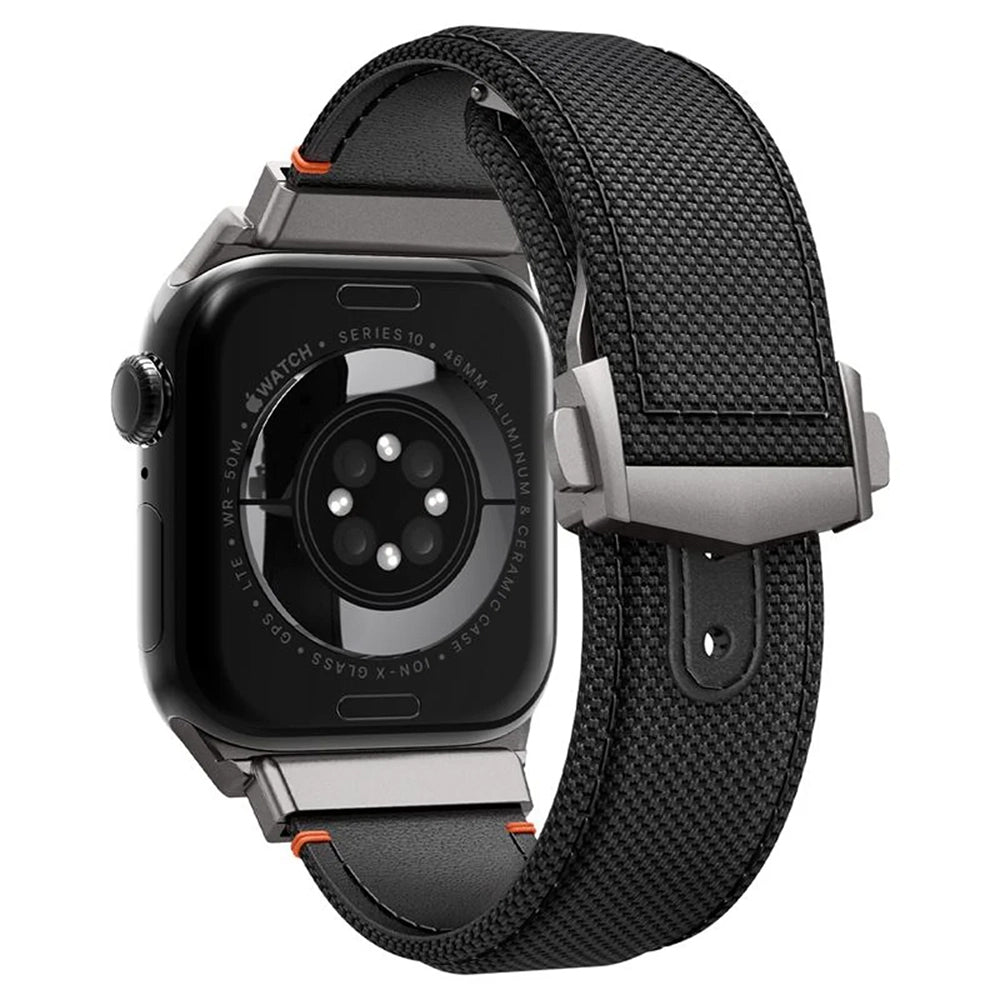 Řemínek Spigen Classic Fit pro Apple Watch 49mm / 46mm / 45mm / 44mm / 42mm Series, černý AMP09304