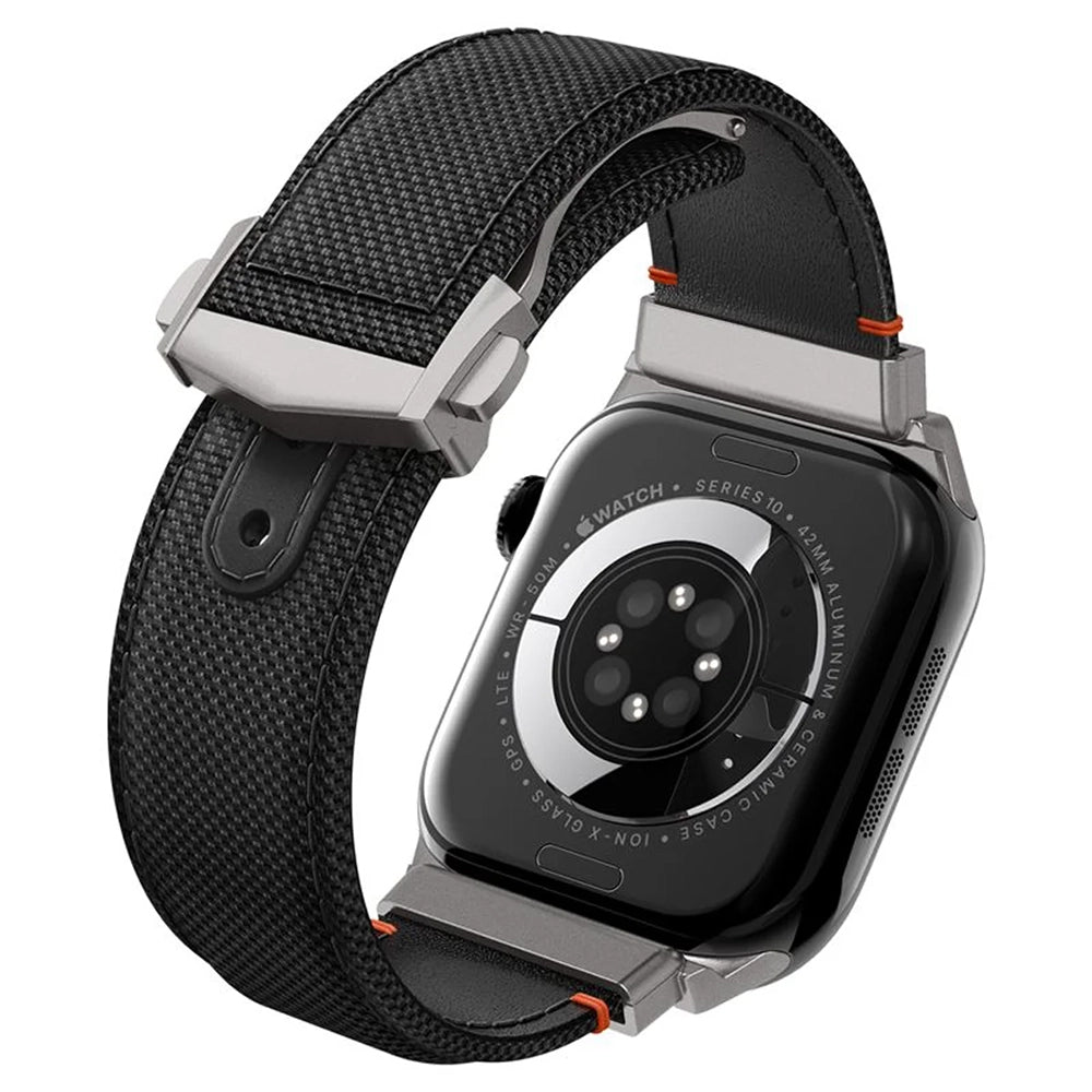 Řemínek Spigen Classic Fit pro Apple Watch 49mm / 46mm / 45mm / 44mm / 42mm Series, černý AMP09304