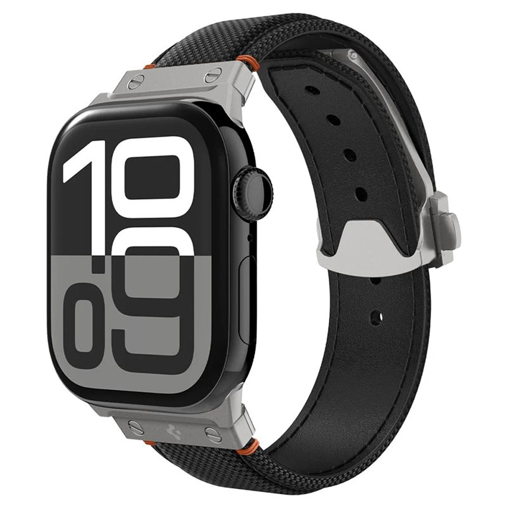 Řemínek Spigen Classic Fit pro Apple Watch 49mm / 46mm / 45mm / 44mm / 42mm Series, černý AMP09304