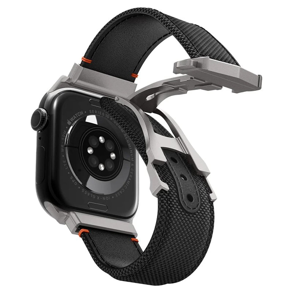 Řemínek Spigen Classic Fit pro Apple Watch 49mm / 46mm / 45mm / 44mm / 42mm Series, černý AMP09304