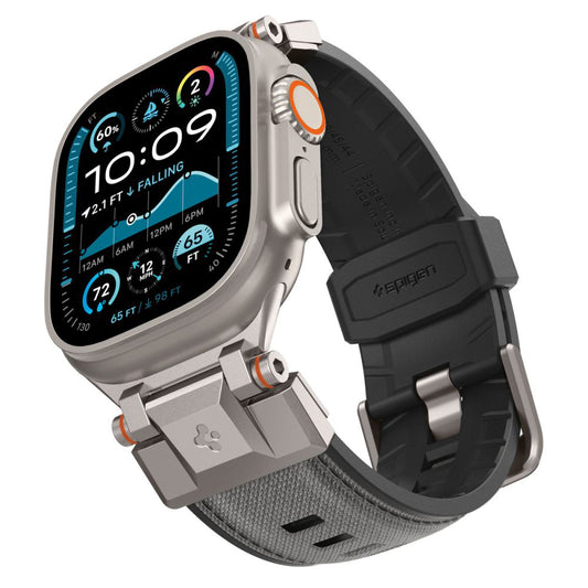 Popruh Spigen DuraPro Armor pro Apple Watch 49mm / 46mm / 45mm / 44mm / 42mm Series, šedý