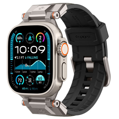 Popruh Spigen DuraPro Armor pro Apple Watch 49mm / 46mm / 45mm / 44mm / 42mm Series, šedý
