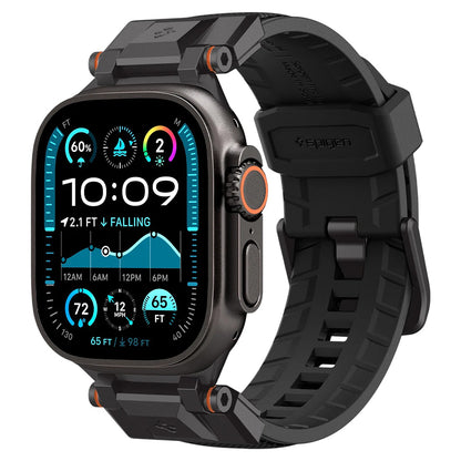 Řemínek Spigen DuraPro Armor pro Apple Watch 49mm / 46mm / 45mm / 44mm / 42mm Series, černý AMP06065