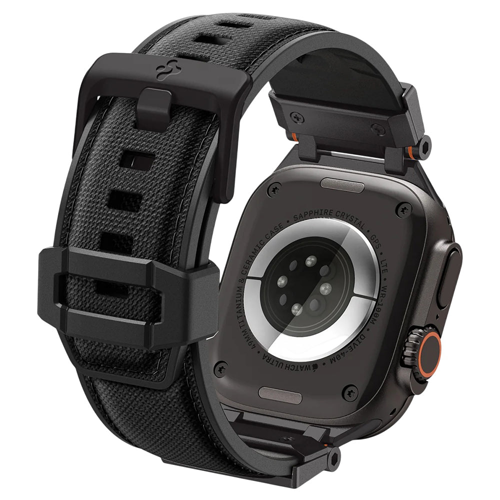Řemínek Spigen DuraPro Armor pro Apple Watch 49mm / 46mm / 45mm / 44mm / 42mm Series, černý AMP06065