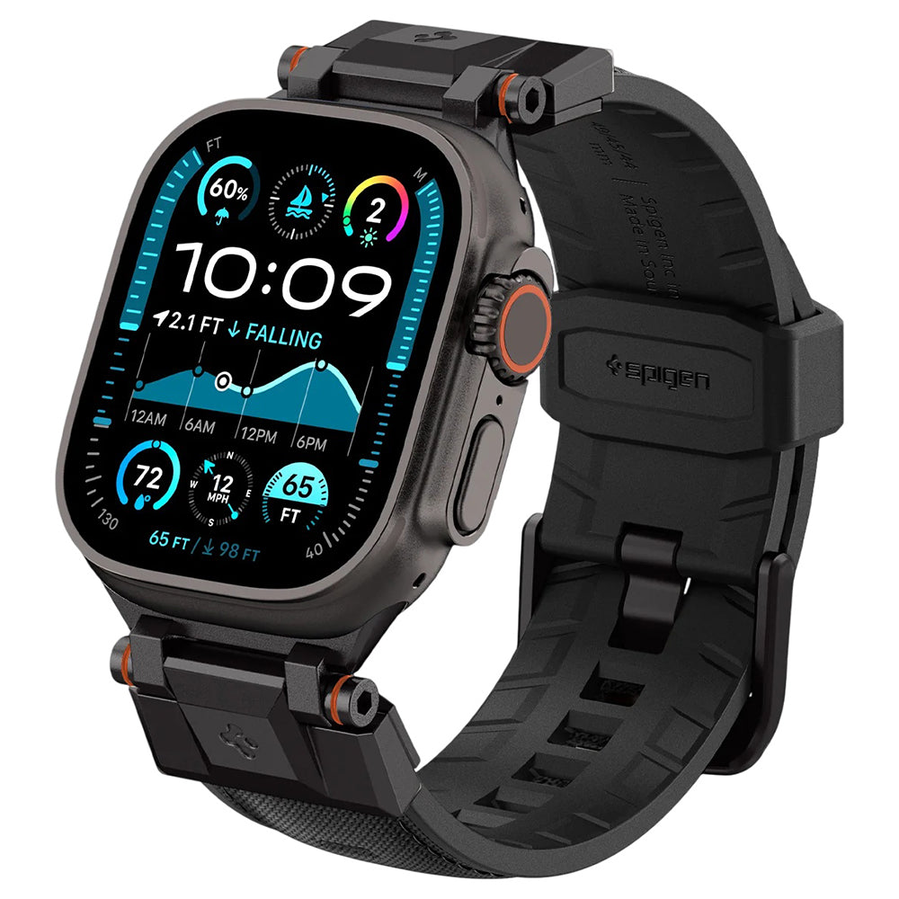 Řemínek Spigen DuraPro Armor pro Apple Watch 49mm / 46mm / 45mm / 44mm / 42mm Series, černý AMP06065